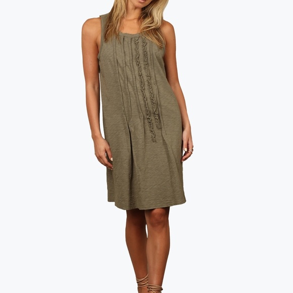 Dylan Olive Mini Dress - Picture 2 of 13